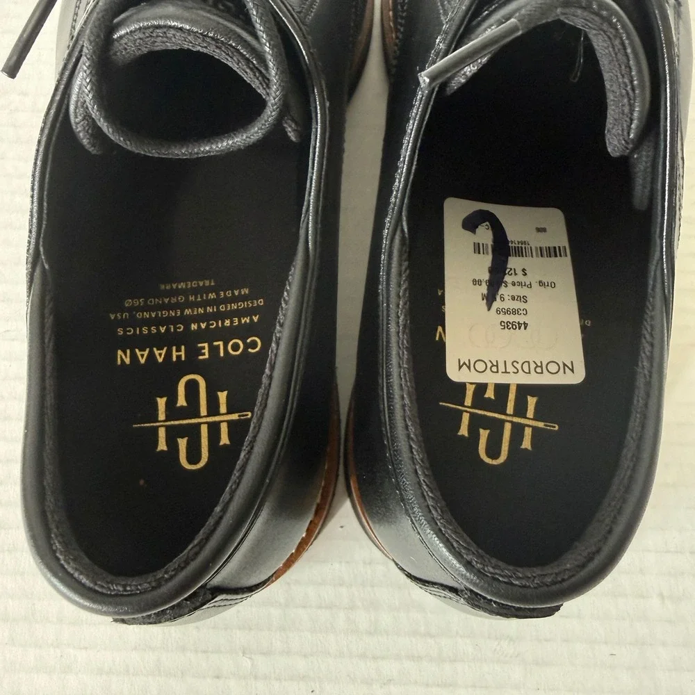 Cole Haan Men's American Classics Montrose C38959 Plain Toe Derby Shoes Size 9.5